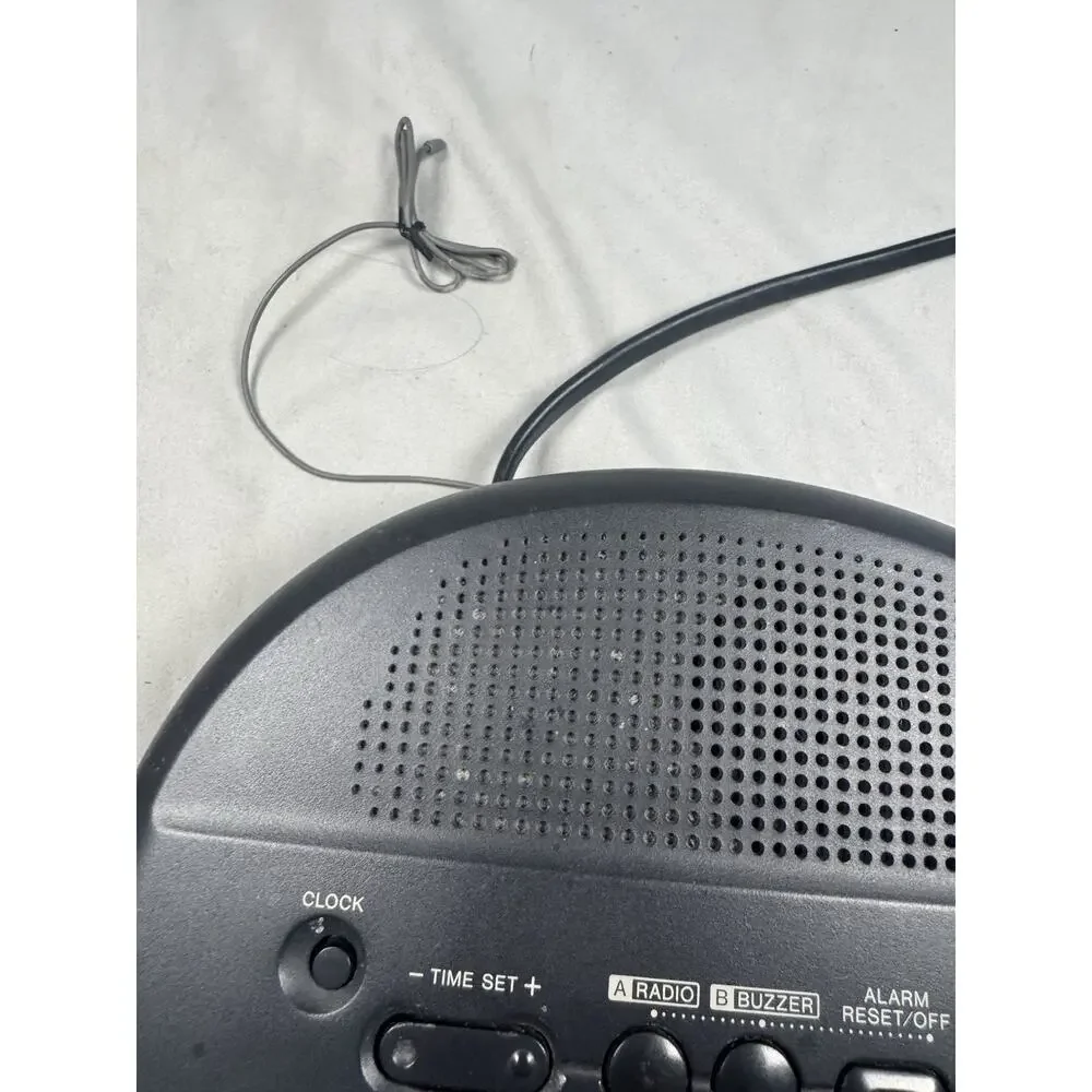Sony Dream Machine ICF-C390 Dual Alarm Clock Radio AM/FM Tested Black